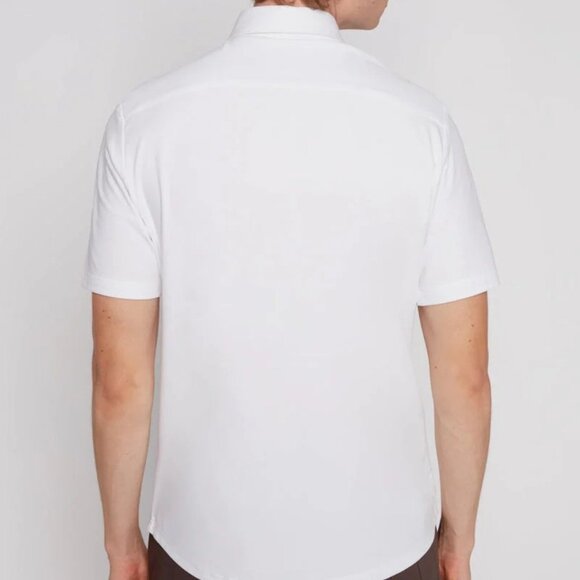 Projek Raw White Knit Short Sleeve Shirt - Picture 2 of 2